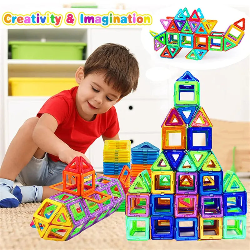 Kids Magnetic Construction Blocks Toys
